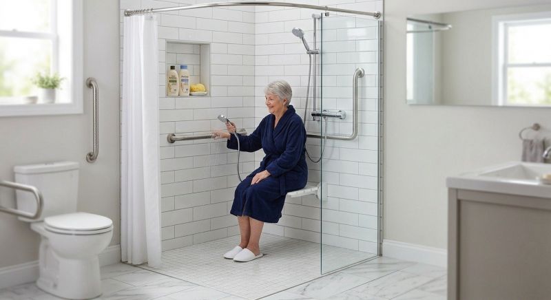Mobility Shower Installation in Nashua, NH